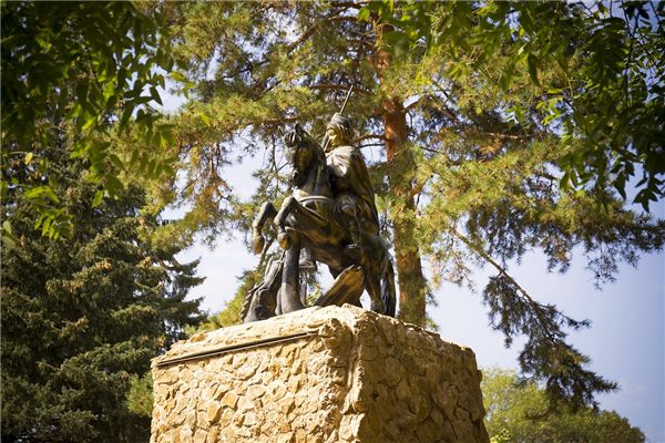 Скульптура в парке санатория им. Анджиевского — фото 19